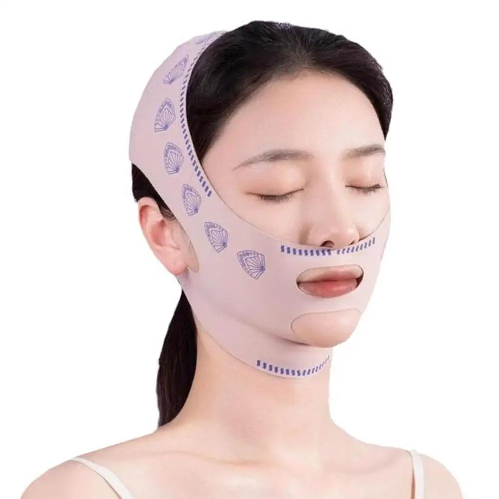 V-Line Face Lifting Bandage – Breathable Sleeping Facial Shaper for Anti-Wrinkle & Skin Firming Care