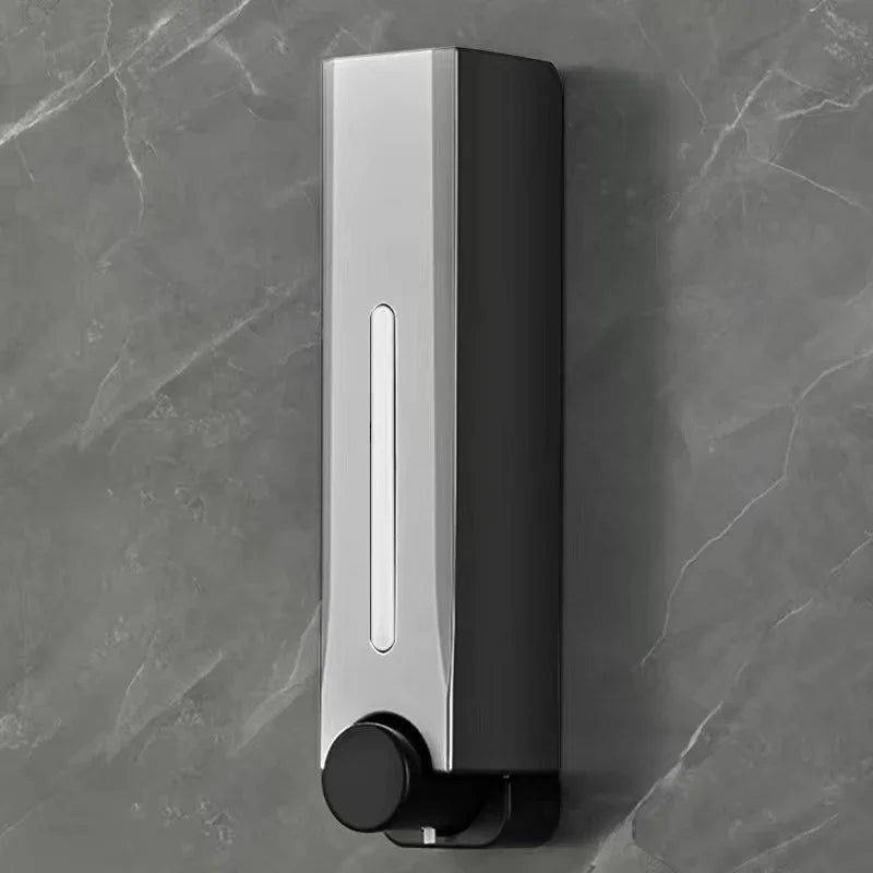 500ML Wall-Mounted Soap Dispenser – Modern Press-Type Shower Gel and Detergent Dispenser for Bathroom