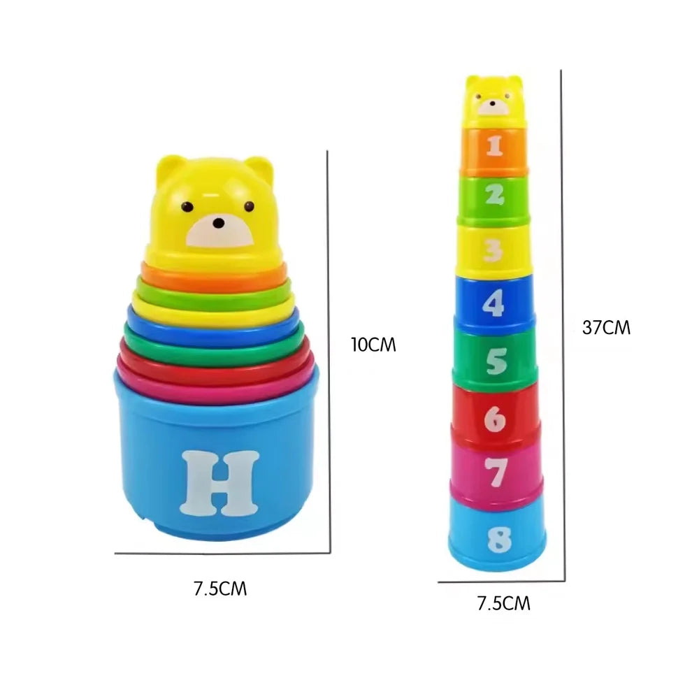 Brain Response Battle Stack Cups – Educational Hand Speed Puzzle Toy for Toddlers and Kids