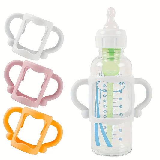Universal Silicone Bottle Handle – Easy-Grip BPA-Free Handle for Narrow Baby Bottles