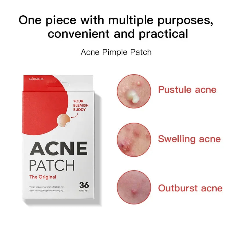 Acne Invisible Patch Set for Day and Night – Discreet Blemish Cover for Face and Skin