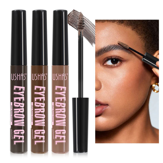 3-Color Waterproof Eyebrow Gel – Long-Lasting Tint Cream for Natural Eyebrow Definition