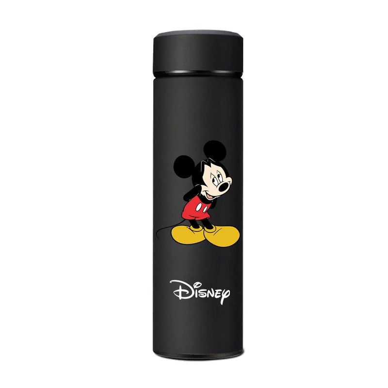 500ml Disney Mickey & Minnie Stainless Steel Thermos Cup – Double-Layer Tea Separation Bottle for Kids and Adults, 6–12 Hour Insulation