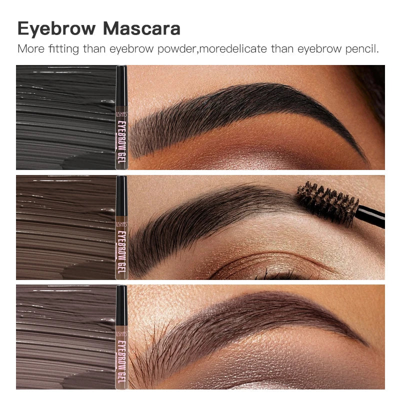 3-Color Waterproof Eyebrow Gel – Long-Lasting Tint Cream for Natural Eyebrow Definition