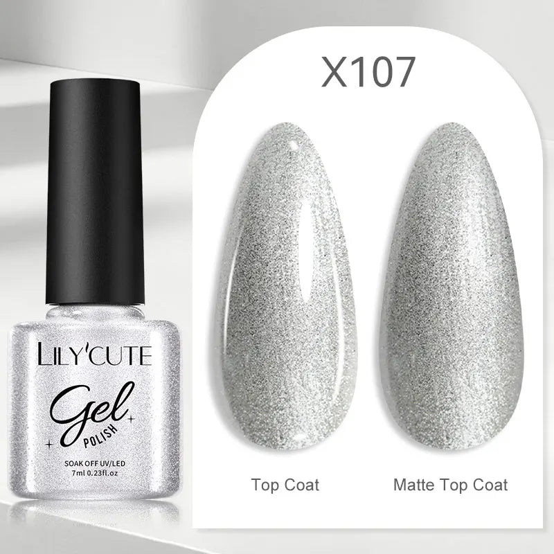 7ml Brown, Red & Purple Nail Gel Polish – Coffee Color Series Semi-Permanent Soak-Off UV Gel for Nail Art