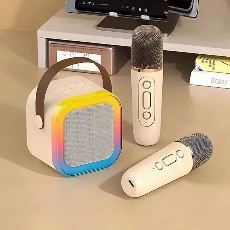 Wireless Bluetooth Microphone with Speaker – Noise Reduction Mic for Karaoke, Gaming, Live Streaming, and Smartphones