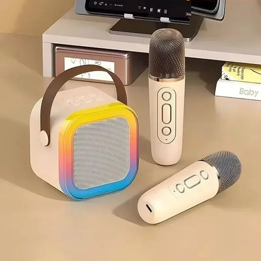 Wireless Bluetooth Microphone with Speaker – Noise Reduction Mic for Karaoke, Gaming, Live Streaming, and Smartphones