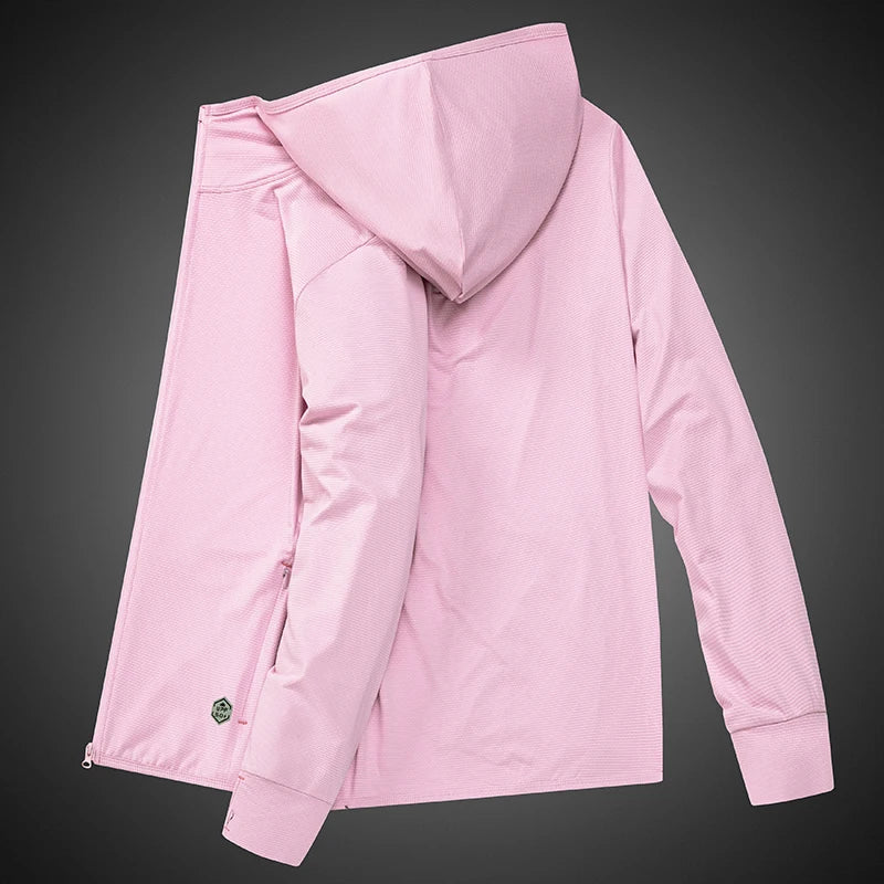 Unisex Summer UV Protection Jacket – Lightweight Breathable Hooded Sunscreen Outerwear