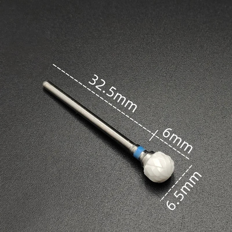 Ceramic Nail Drill Bit – 3/32" Carbide Milling Cutter for Electric Nail Drill, Manicure, Pedicure & Callus Care