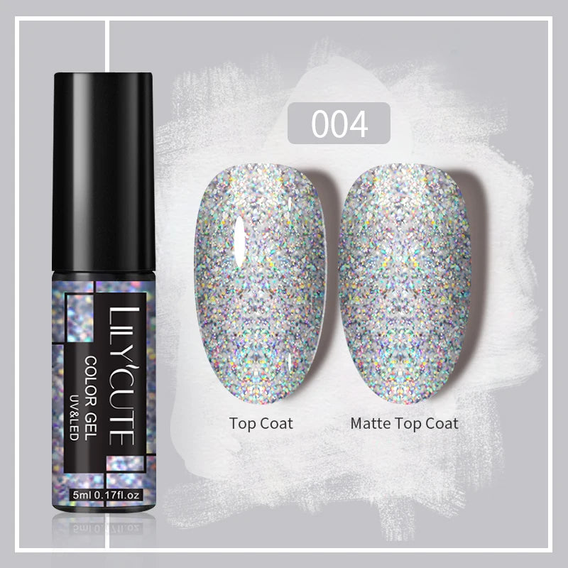7ml Metallic Chrome Silver Mirror Effect Gel – Super Bright Line Art & French Tip Nail Painting Gel Polish