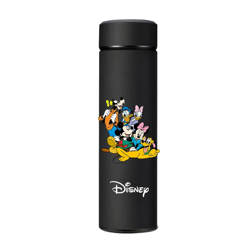 500ml Disney Mickey & Minnie Stainless Steel Thermos Cup – Double-Layer Tea Separation Bottle for Kids and Adults, 6–12 Hour Insulation