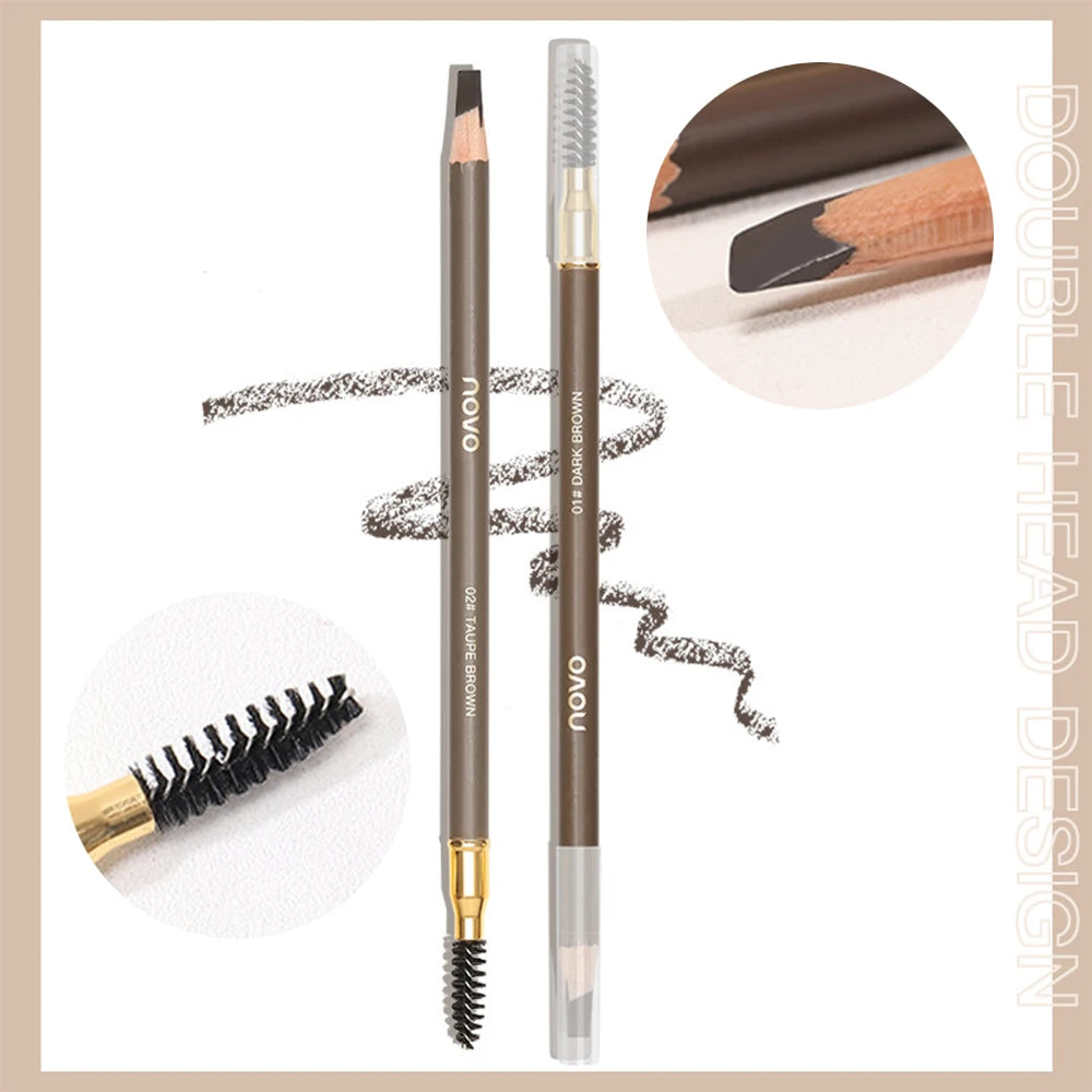 Waterproof Microblading Eyebrow Pencil – Long-Lasting Soft Mist Brow Enhancer for Natural Definition and Shape