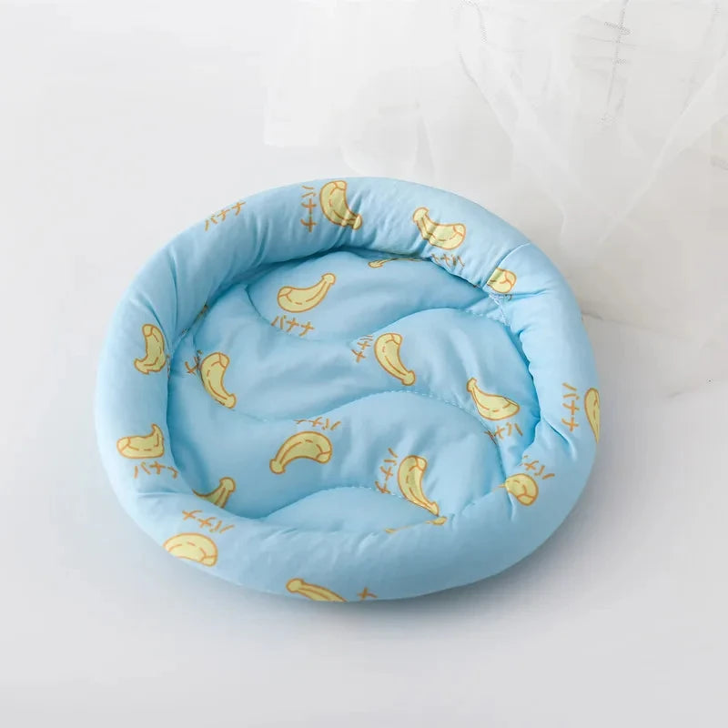 Circular Hamster Bed – Soft Sleep Mat Cushion for Small Animals like Guinea Pigs, Chinchillas, Hedgehogs & Rats