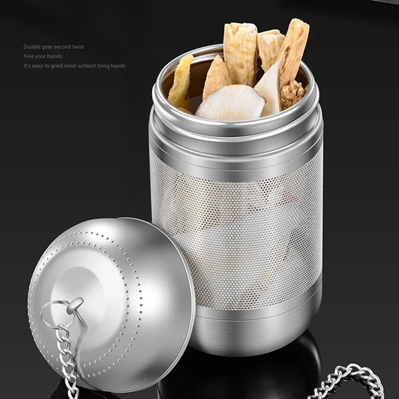 316 Stainless Steel Tea and Spice Infuser – Fine Mesh Strainer for Hot Pot, Teapots, Coffee & Cooking Herbs
