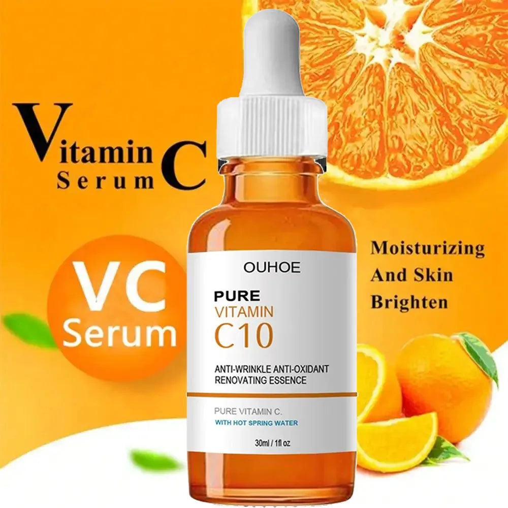 Vitamin C Face Serum – Anti-Wrinkle Lifting Essence for Firming, Brightening & Fine Line Reduction – Anti-Aging Skincare Treatment