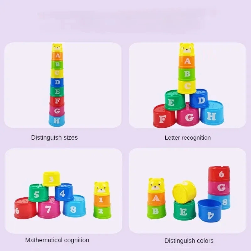 Stacking Cup Battle Game – Kids' Brain Response Puzzle & Speed Competition Toy for Early Learning