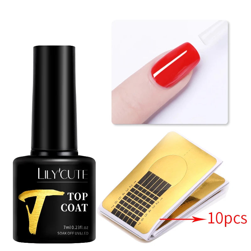 6-in-1 HEMA-Free Hard Gel Nail Polish – Clear Self-Leveling Nail Extension & Reinforcement Builder Gel (8ml)