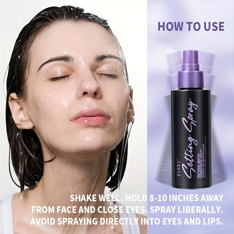 Waterproof Makeup Setting Spray – Long-Lasting Oil Control & Hydrating Matte Finish Mist