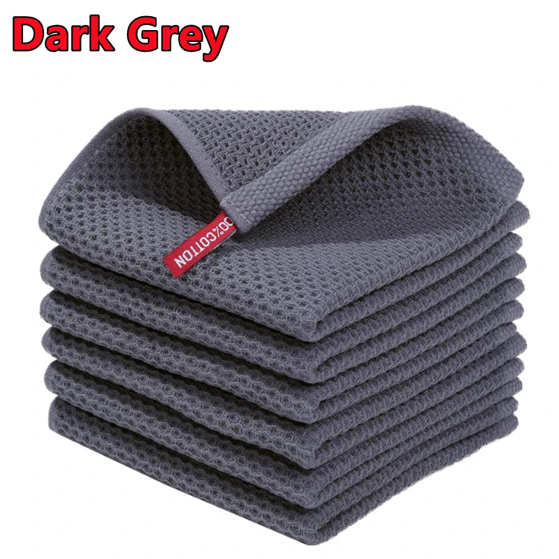 Ultra-Soft 100% Cotton Kitchen Dishcloth – Super Absorbent Cleaning Rag for Home and Kitchen Use