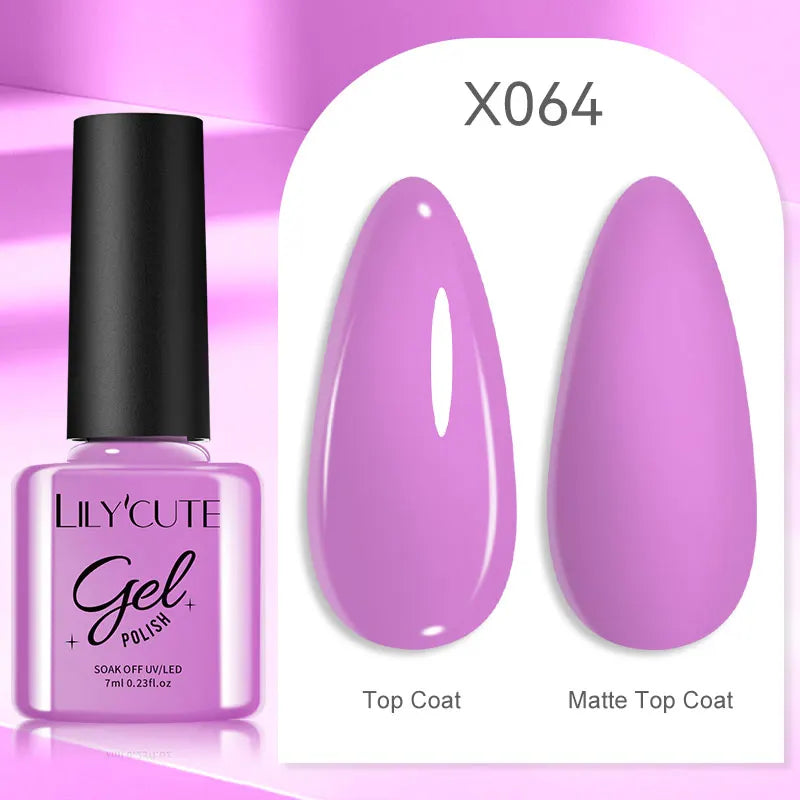 7ml Thermal Color-Changing Gel Nail Polish – Temperature Reactive Vernis with Matte & Bright Effect