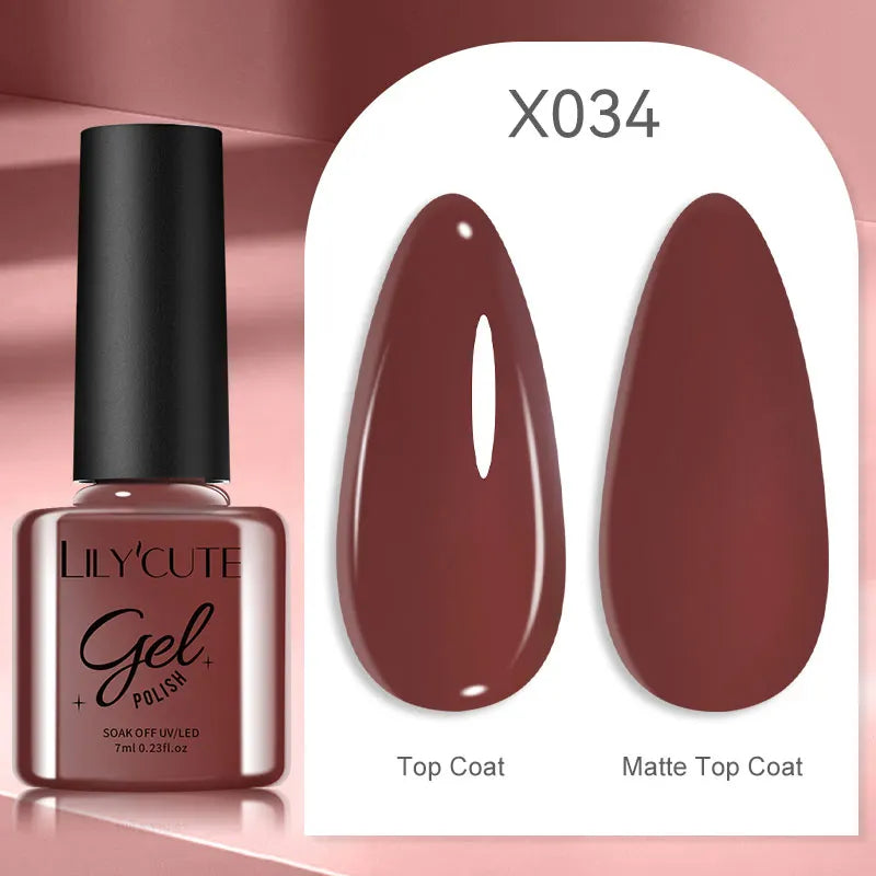 7ml Thermal Color-Changing Gel Nail Polish – Temperature Reactive Vernis with Matte & Bright Effect