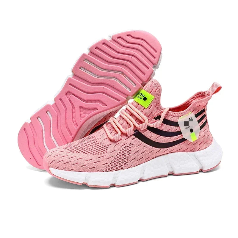 Breathable Lightweight Mesh Sneakers – Unisex Running Shoes for Women and Men