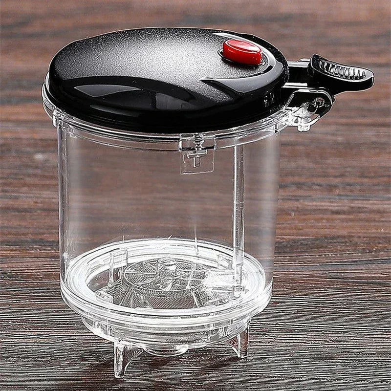 Chinese Style Kung Fu Teapot – Heat Resistant Glass Teapot with Tea-Water Separation Filter for Home or Office Use