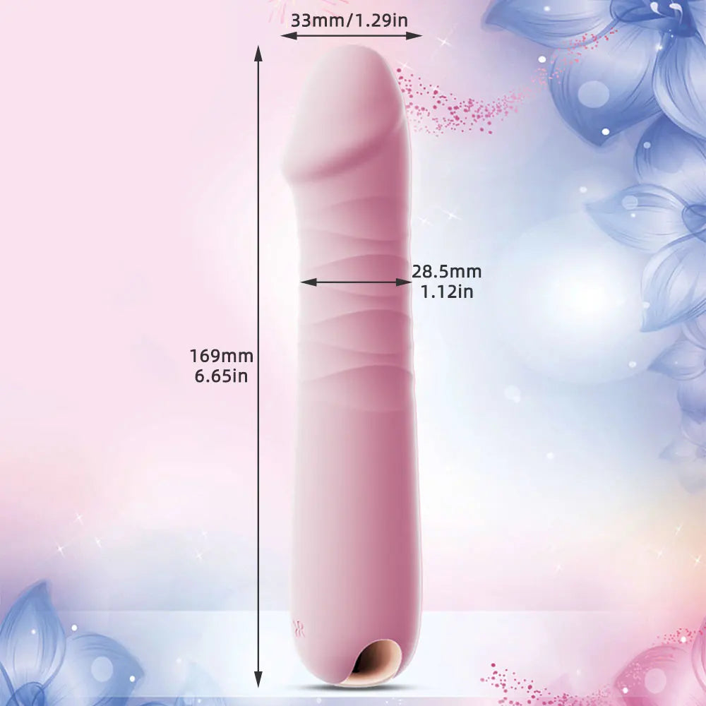 10-Mode Telescopic G-Spot Vibrator – High-Speed Adjustable Dildo for Women