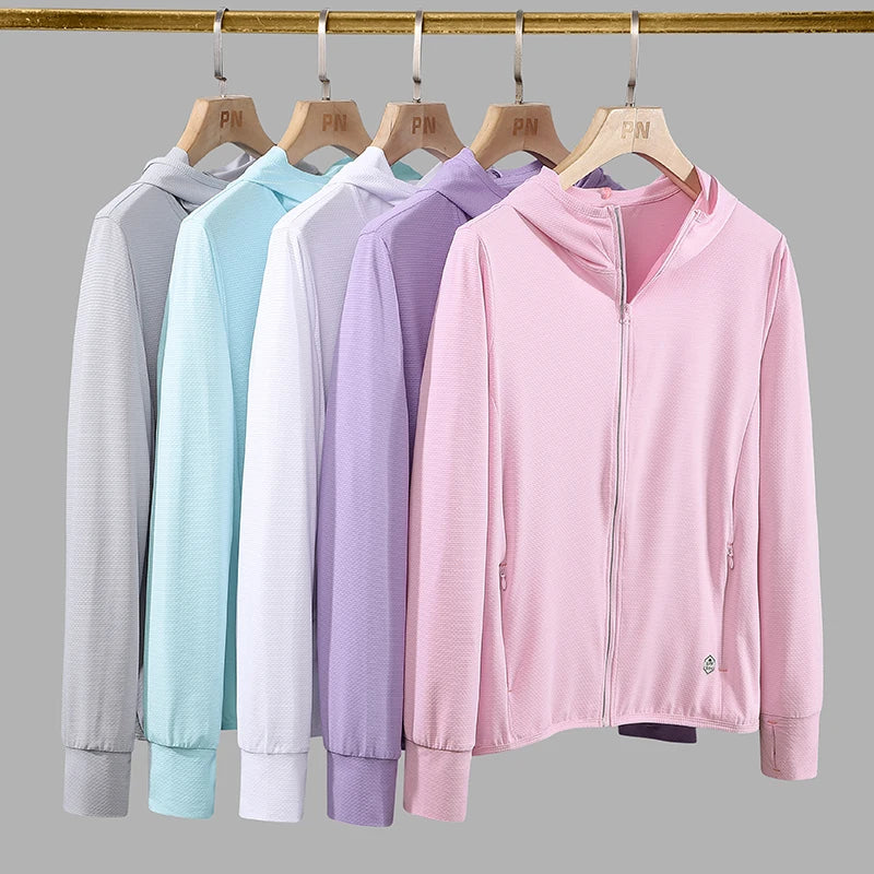 Unisex Summer UV Protection Jacket – Lightweight Breathable Hooded Sunscreen Outerwear