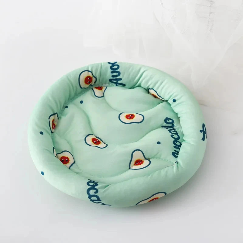 Circular Hamster Bed – Soft Sleep Mat Cushion for Small Animals like Guinea Pigs, Chinchillas, Hedgehogs & Rats
