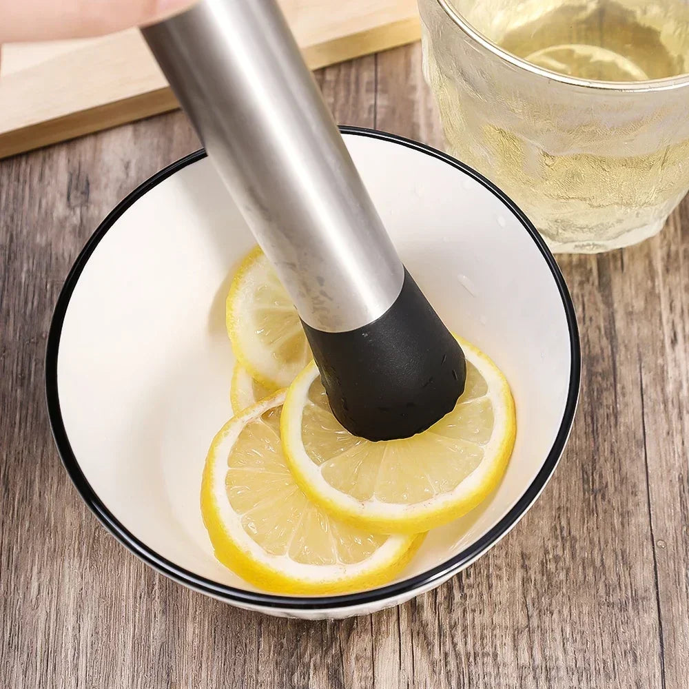 Stainless Steel Ice Crusher Hammer & Muddler – Multipurpose Bar Tool for Cocktails, Popsicles, and Fruit Prep