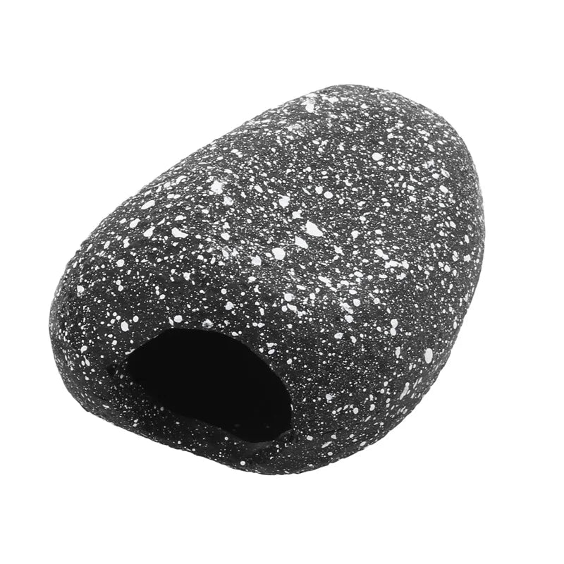 Cichlid Stone Cave Aquarium Ornament – Resin Shrimp Breeding Hideout for Fish Tank or Pond – Decorative Shelter for Aquatic Pets