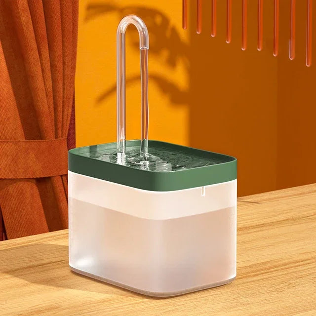 Ultra-Quiet 1.5L Smart Pet Water Fountain – Automatic Cat & Dog Water Dispenser with Burnout Protection Pump