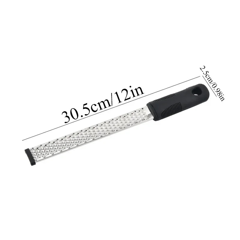 Stainless Steel Cheese Grater and Zester – Multipurpose Slicer for Lemon, Chocolate, Fruits & Vegetables, Kitchen Cutter Tool