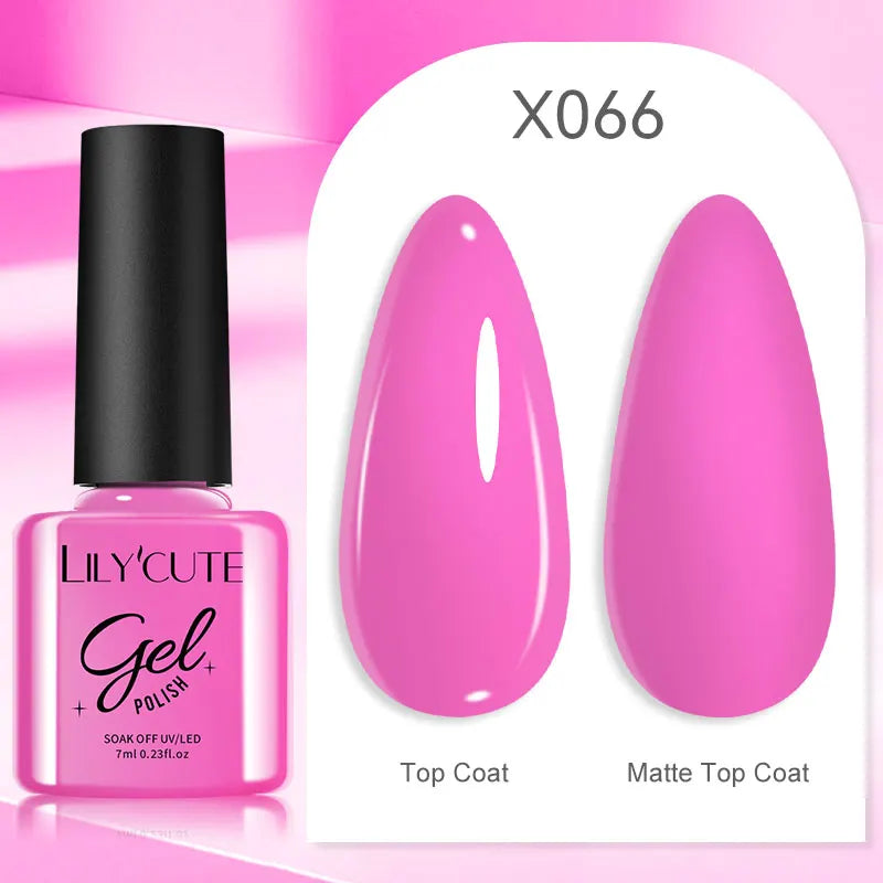 7ml Thermal Color-Changing Gel Nail Polish – Temperature Reactive Vernis with Matte & Bright Effect