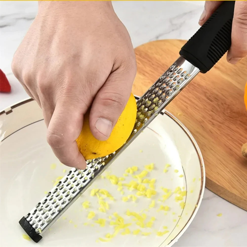 Stainless Steel Cheese Grater and Zester – Multipurpose Slicer for Lemon, Chocolate, Fruits & Vegetables, Kitchen Cutter Tool