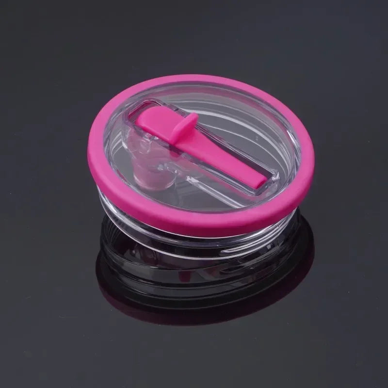 40oz Spill-Proof Lid with Spiral Straw Cover – Creative, Eco-Friendly Replacement Lid for Stanley Cup Accessories