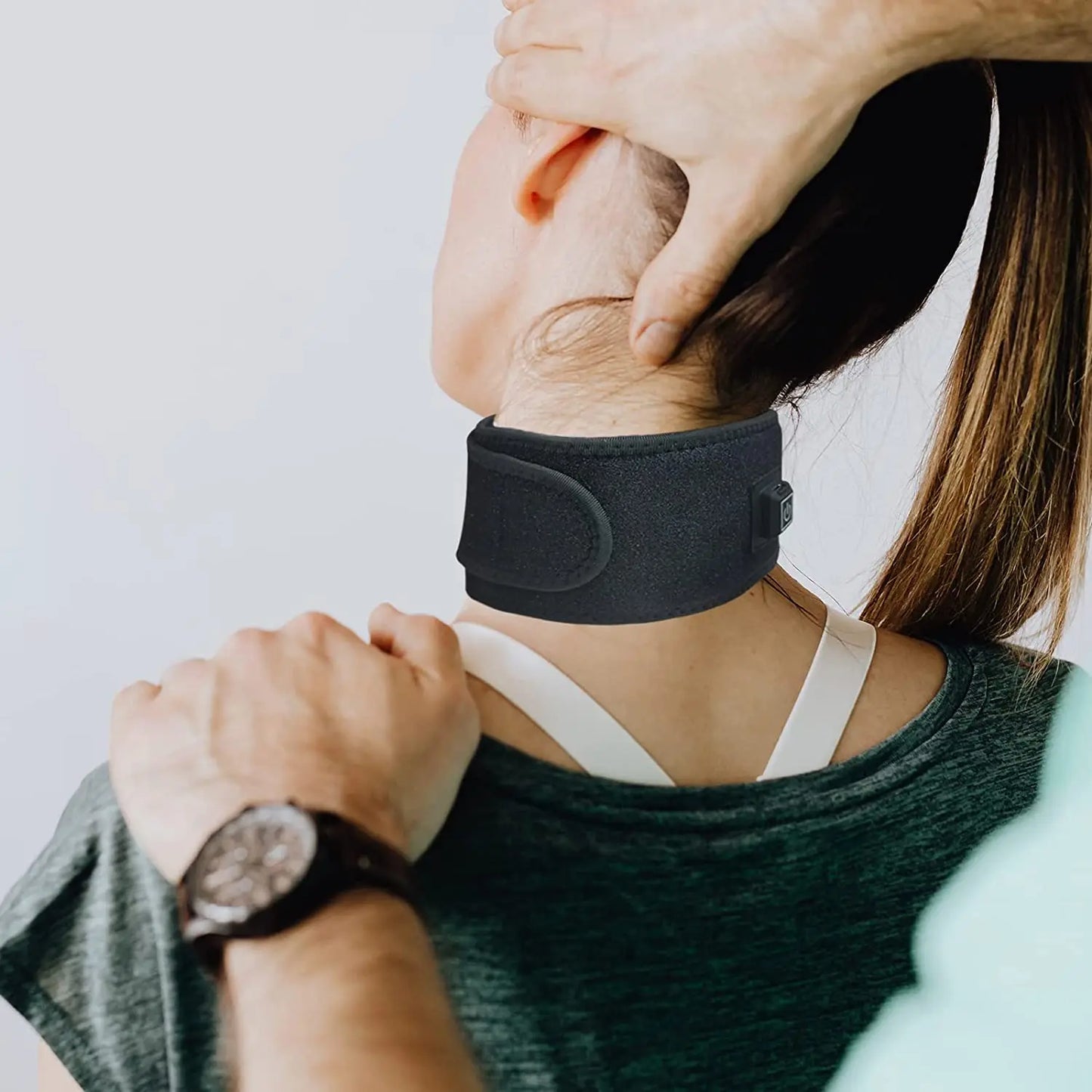Wearable Red Light Therapy Belt for Neck and Chin – Infrared Lipo Laser Wrap for Pain Relief, Skin Rejuvenation, and Lifting