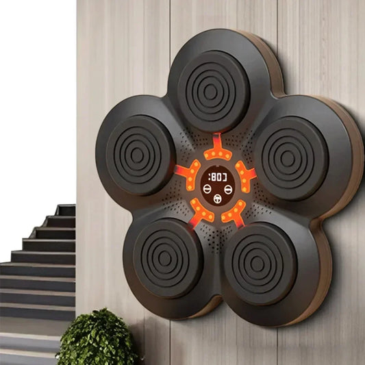 Smart Bluetooth Music Wall Boxing Machine – LED Light Target with USB Charging, Sandbag Training Equipment for Adults & Kids