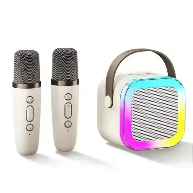 Wireless Bluetooth Microphone with Speaker – Noise Reduction Mic for Karaoke, Gaming, Live Streaming, and Smartphones