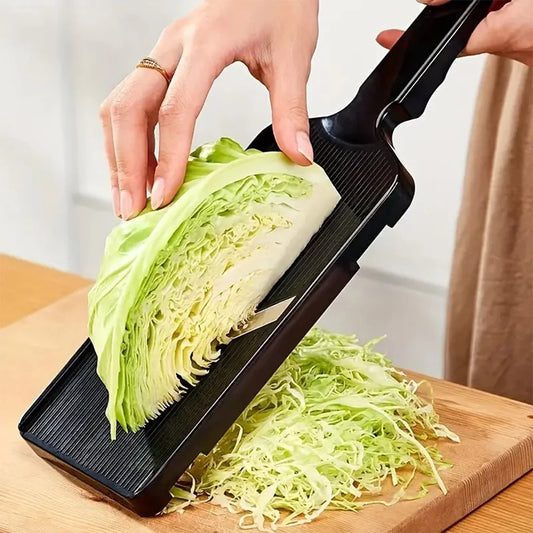 Stainless Steel Cabbage Slicer & Grater – Handheld Vegetable Shredder Mandoline for Salad, Slaw, and Food Prep