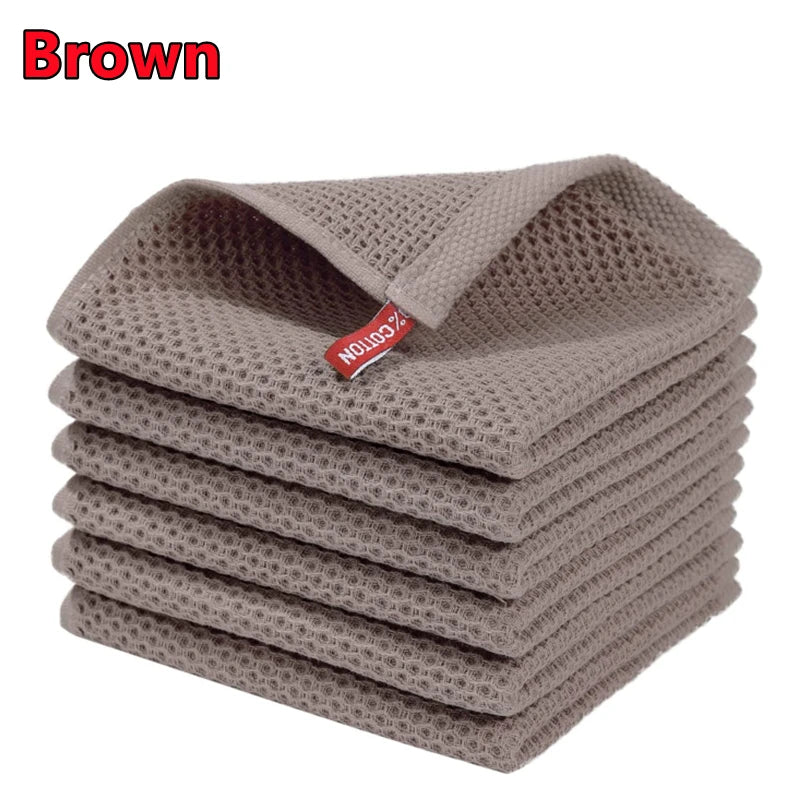 Ultra-Soft 100% Cotton Kitchen Dishcloth – Super Absorbent Cleaning Rag for Home and Kitchen Use
