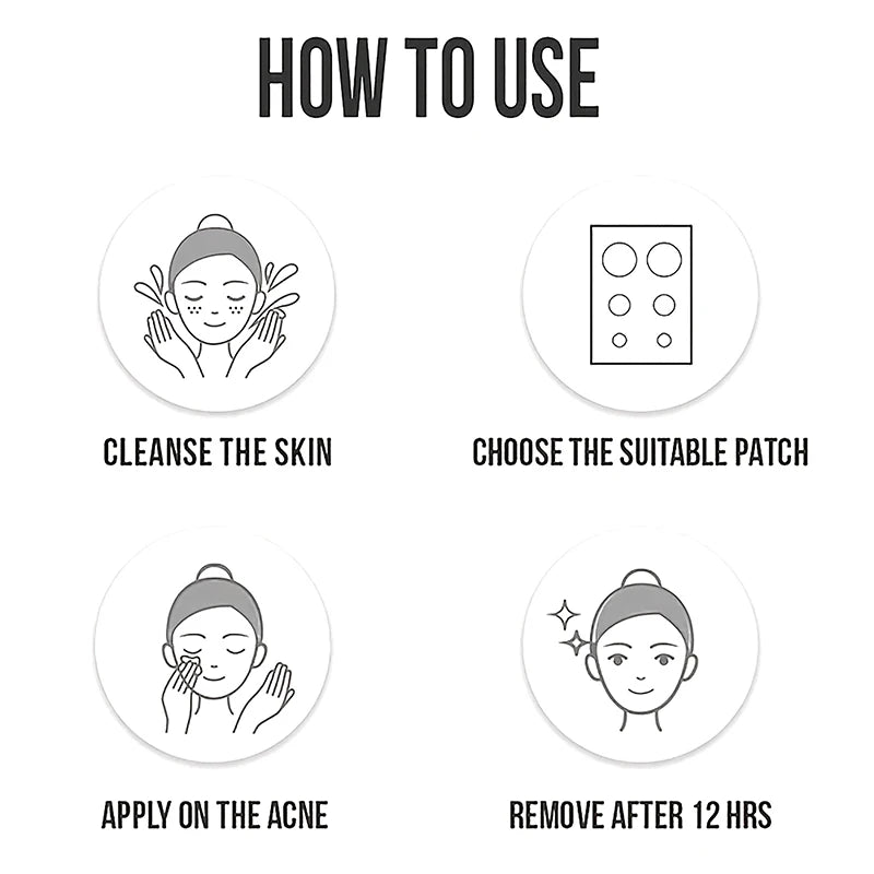 300/600/1200pcs Star-Shaped Acne Pimple Patches – Invisible Hydrocolloid Spot Stickers for All Skin Types