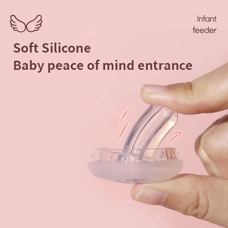 BPA-Free Baby Medicine Feeder – Food Grade Anti-Choke Dropper Dispenser with Squeeze Pacifier Design