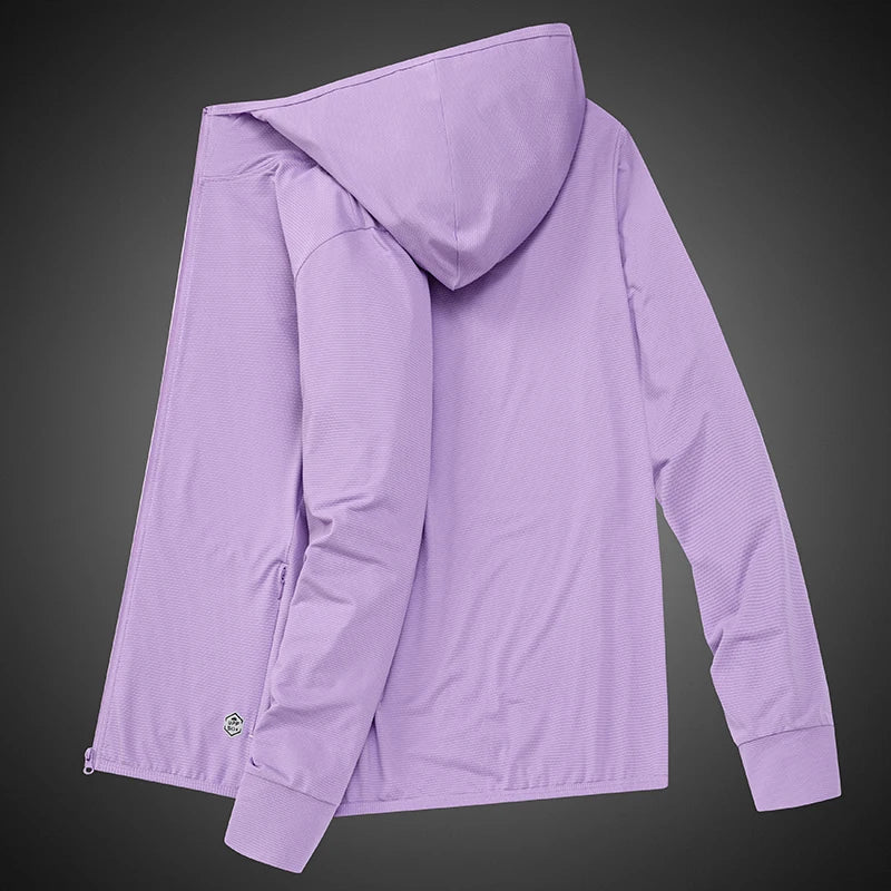 Unisex Summer UV Protection Jacket – Lightweight Breathable Hooded Sunscreen Outerwear
