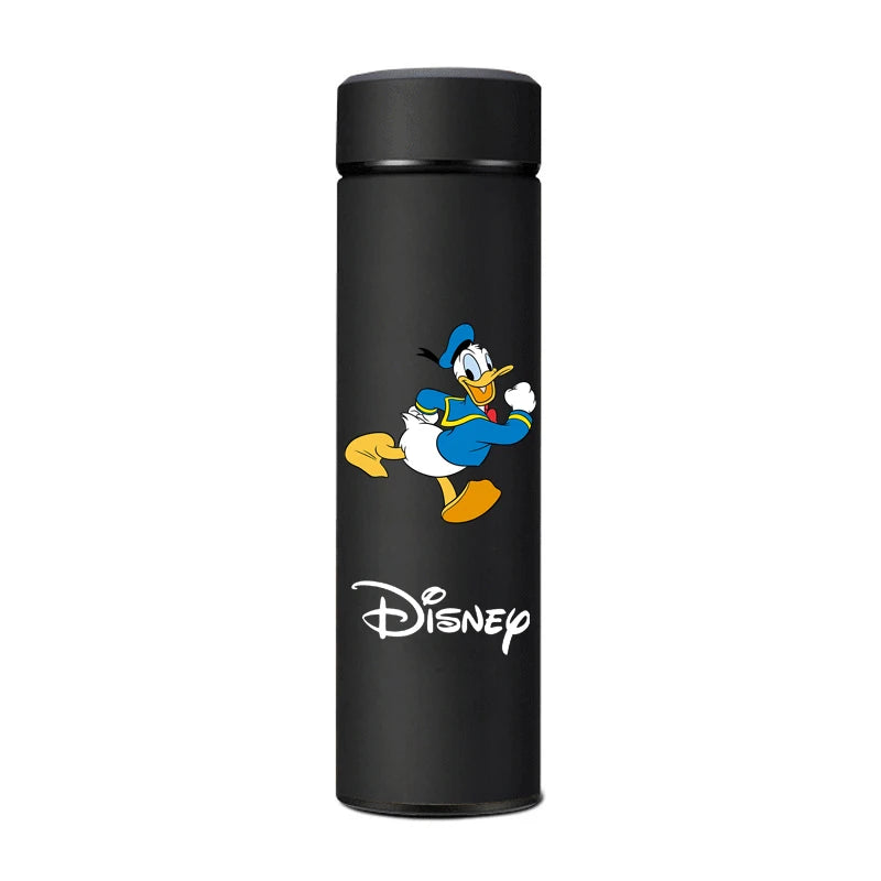 500ml Disney Mickey & Minnie Stainless Steel Thermos Cup – Double-Layer Tea Separation Bottle for Kids and Adults, 6–12 Hour Insulation