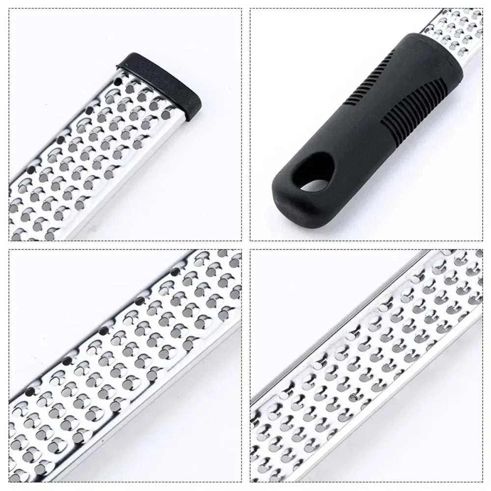 Stainless Steel Cheese Grater and Zester – Multipurpose Slicer for Lemon, Chocolate, Fruits & Vegetables, Kitchen Cutter Tool