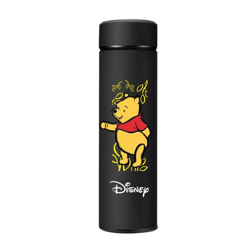 500ml Disney Mickey & Minnie Stainless Steel Thermos Cup – Double-Layer Tea Separation Bottle for Kids and Adults, 6–12 Hour Insulation