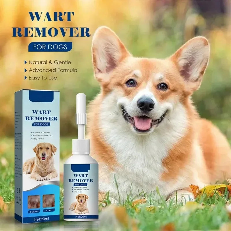 20ml Dog Wart Remover – Natural Painless Formula for Removing Warts, Skin Tags & Papillomas