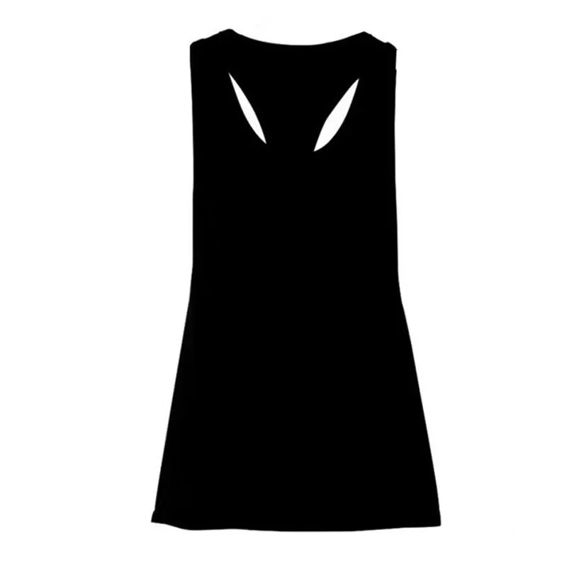 Women's Quick-Dry T-Back Tank Top – Slim Fit Sleeveless Workout Vest